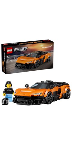 LEGO Speed Champions 77257 McLaren W1 Macchina Giocattolo con Minifigure da Collezione, Regalo di Compleanno Bambini da 9+