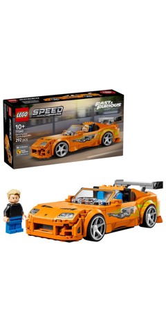 LEGO Speed Champions 77260 The Fast and The Furious Toyota Supra MK4, Macchina Giocattolo con Minifigure, Regalo STEM da 10+