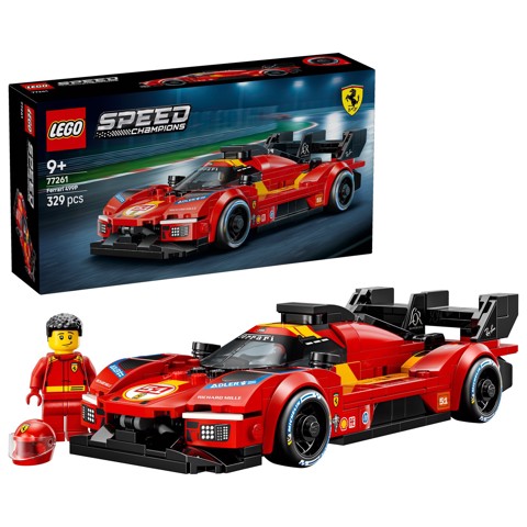 LEGO Speed Champions 77261 Ferrari 499P, Macchina Giocattolo STEM e Minifigure da Collezione, Regalo Sportivo per Bambini 9+
