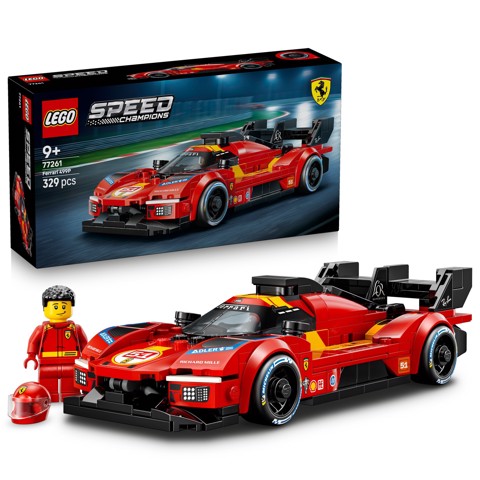 LEGO Speed Champions 77261 Ferrari 499P, Macchina Giocattolo STEM e Minifigure da Collezione, Regalo Sportivo per Bambini 9+