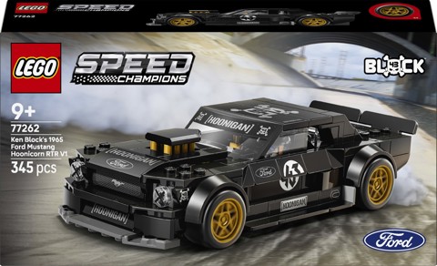 LEGO Speed Champions 77262 Ford Mustang ‘65 Hoonicorn V1 di Ken Block