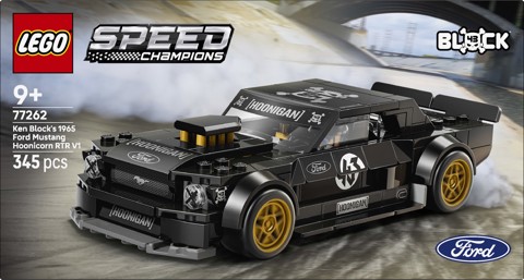 LEGO Speed Champions 77262 Ford Mustang ‘65 Hoonicorn V1 di Ken Block
