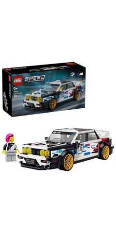 LEGO Speed Champions 77263 BMW M3 (E30), Macchina Giocattolo con Minifigure da Collezione, Regalo per Bambini e Fan da 9 Anni