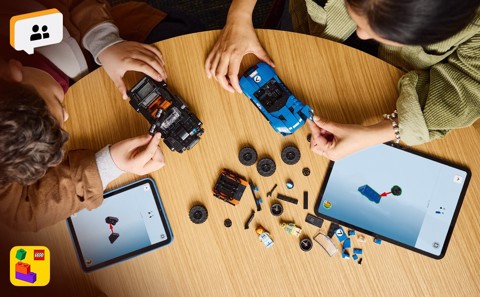 LEGO Speed Champions 77264 Jaguar Project 7 e Land Rover Defender, Set con 2 Macchine Giocattolo e 2 Minifigure, Regalo 10+