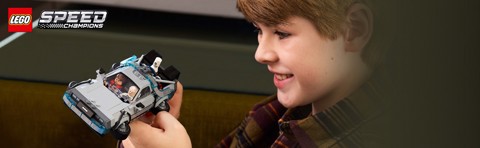 LEGO Speed Champions Macchina del tempo di Ritorno al futuro
