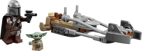LEGO Star Wars 75436 Speeder Bike del Mandaloriano e di Grogu