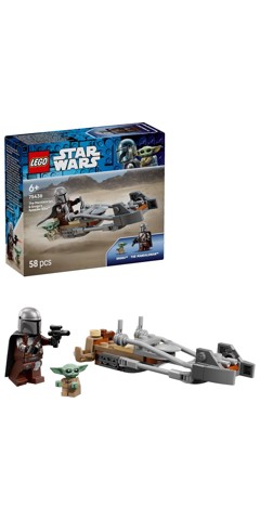 LEGO Star Wars 75436 Speeder Bike del Mandaloriano e di Grogu