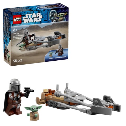 LEGO Star Wars 75436 Speeder Bike del Mandaloriano e di Grogu