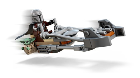 LEGO Star Wars 75436 Speeder Bike del Mandaloriano e di Grogu