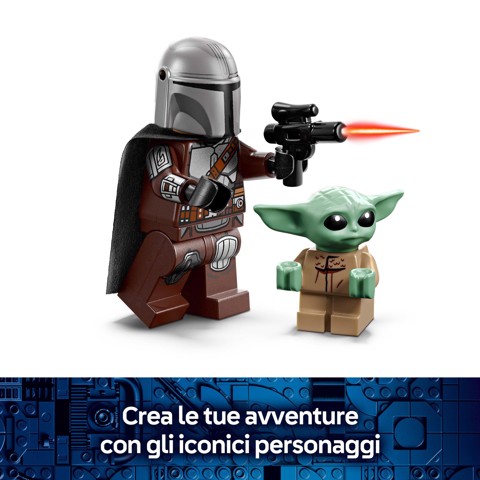 LEGO Star Wars 75436 Speeder Bike del Mandaloriano e di Grogu