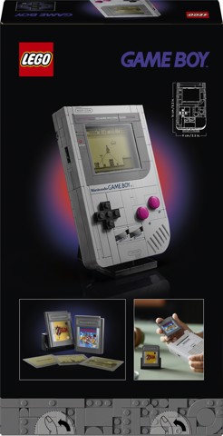 LEGO Super Mario 72046 Game Boy, Kit di Modellismo per Adulti Nintendo con 2 Cartucce e Stand, Regalo per Fan dei Videogiochi
