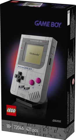 LEGO Super Mario 72046 Game Boy, Kit di Modellismo per Adulti Nintendo con 2 Cartucce e Stand, Regalo per Fan dei Videogiochi