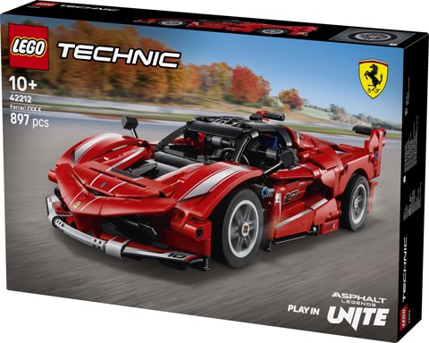 LEGO Technic 42212 Ferrari FXX K, Motore V12 con Pistoni Mobili
