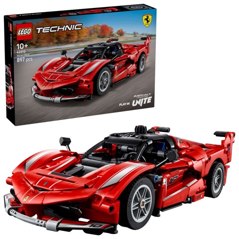 LEGO Technic 42212 Ferrari FXX K, Motore V12 con Pistoni Mobili