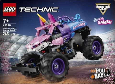 LEGO Technic 42220 Monster Jam Sparkle Smash a Retrocarica