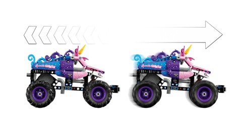LEGO Technic 42220 Monster Jam Sparkle Smash a Retrocarica