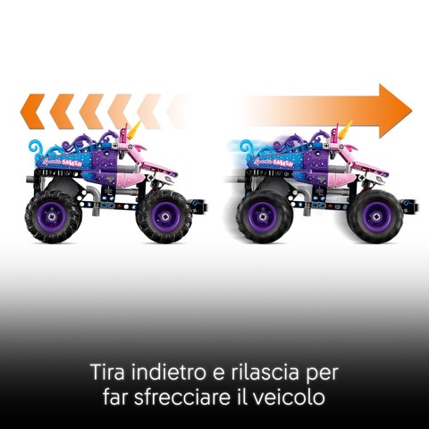 LEGO Technic 42220 Monster Jam Sparkle Smash a Retrocarica