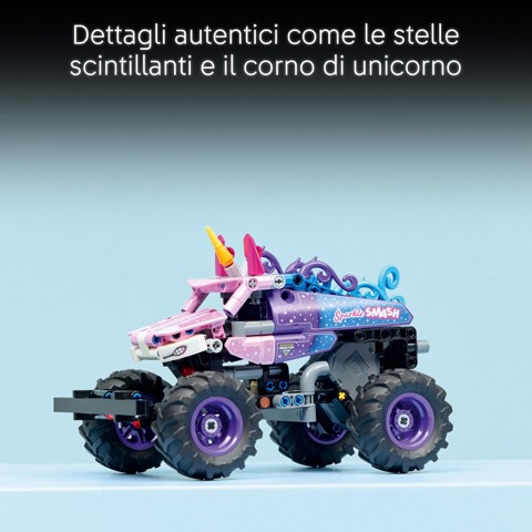 LEGO Technic 42220 Monster Jam Sparkle Smash a Retrocarica