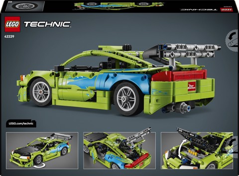 LEGO Technic 42229 Auto Mitsubishi Eclipse Fast and Furious, Kit Modellismo STEM da Collezione, Regalo per Ragazzi da 14+