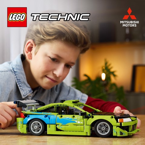 LEGO Technic 42229 Auto Mitsubishi Eclipse Fast and Furious, Kit Modellismo STEM da Collezione, Regalo per Ragazzi da 14+