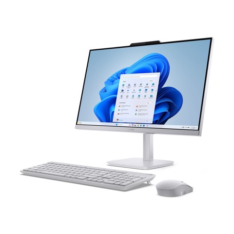 Lenovo | All in One A 100 | Display 23.8'' FHD (1920x1080) | Processore INTEL N100 | Memoria RAM 8GB | Memoria SSD 512GB | Scheda grafica Integrata | Sistema Operativo WINDOWS 11 HOME | CLOUD_GREY