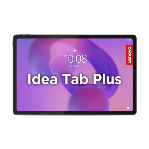 Lenovo Idea Tab Plus - Display 12.1" 2.5K (2560x1600) IPS 800nits 90Hz - CPU MediaTek Dimensity 6400 - RAM 8GB - Memoria 256GB UFS - Grafica ARM Mali G57 MC2 - Connettività WiFi Slot MicroSD - 0 - 0 Inclusi