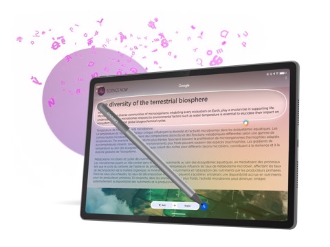 Lenovo Idea Tab Plus - Display 12.1" 2.5K (2560x1600) IPS 800nits 90Hz - CPU MediaTek Dimensity 6400 - RAM 8GB - Memoria 256GB UFS - Grafica ARM Mali G57 MC2 - Connettività WiFi Slot MicroSD - 0 - 0 Inclusi