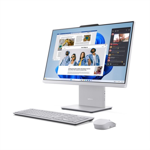 Lenovo IdeaCentre | All in One | Display 27.0'' FHD (1920x1080) | Processore AMD Ryzen 5 7533HS | Memoria RAM 16GB | Memoria SSD 512GB | Scheda grafica Integrata | Sistema Operativo Windows 11 Home |