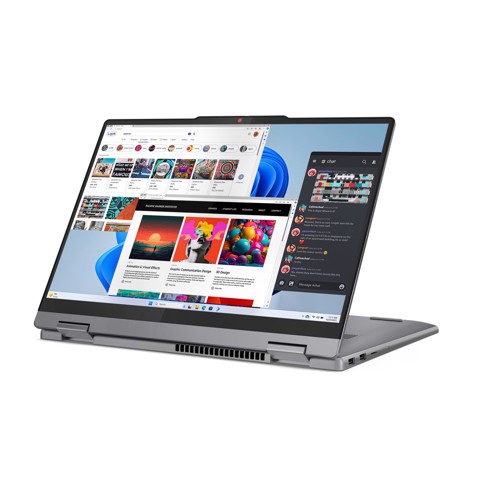 Lenovo IdeaPad 5 2-in-1 14IRH9 Intel® Core™ i5 i5-13420H Ibrido (2 in 1) 35,6 cm (14") Touch screen WUXGA 16 GB LPDDR5x-SDRAM 512 GB SSD Wi-Fi 6 (802.11ax) Windows 11 Home Italiano Grigio