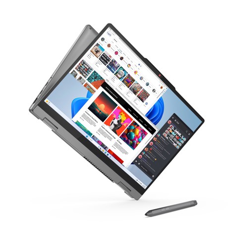 Lenovo IdeaPad 5 2-in-1 14IRH9 Intel® Core™ i5 i5-13420H Ibrido (2 in 1) 35,6 cm (14") Touch screen WUXGA 16 GB LPDDR5x-SDRAM 512 GB SSD Wi-Fi 6 (802.11ax) Windows 11 Home Italiano Grigio