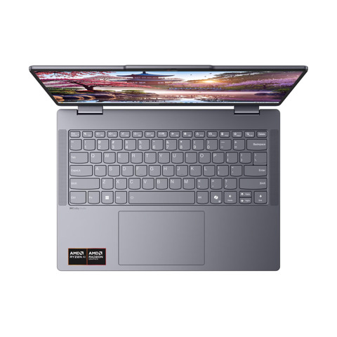 Lenovo IdeaPad | Notebook 5 2-in-1 | Display 14.0'' WUXGA (1920x1200) Touch | Processore AMD RYZEN AI 5 330 | Memoria RAM 8GB | Memoria SSD 512GB | Scheda grafica Integrata | Sistema Operativo WINDOWS 11 HOME | LUNA GREY | Caricatore NON incluso