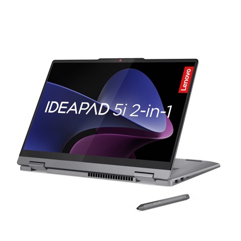 Lenovo IdeaPad | Notebook 5 2-in-1 | Display 14.0'' WUXGA (1920x1200) Touch | Processore INTEL CORE i5-13420h | Memoria RAM 8GB | Memoria SSD 512GB | Scheda grafica Integrata | Sistema Operativo WINDOWS 11 HOME | LUNA_GREY | Caricatore NON incluso