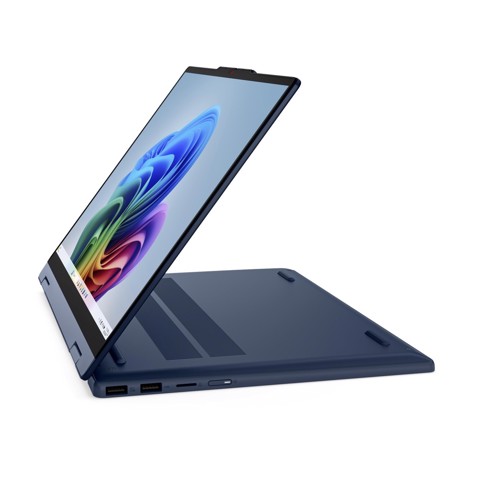 Lenovo IdeaPad | Notebook 5 2-in-1 | Display 14.0'' WUXGA (1920x1200) Touch | Processore INTEL CORE U5 322 | Memoria RAM 16GB | Memoria SSD 512GB | Scheda grafica Integrata | Sistema Operativo WINDOWS 11 HOME | COSMIC_BLUE | Caricatore NON incluso