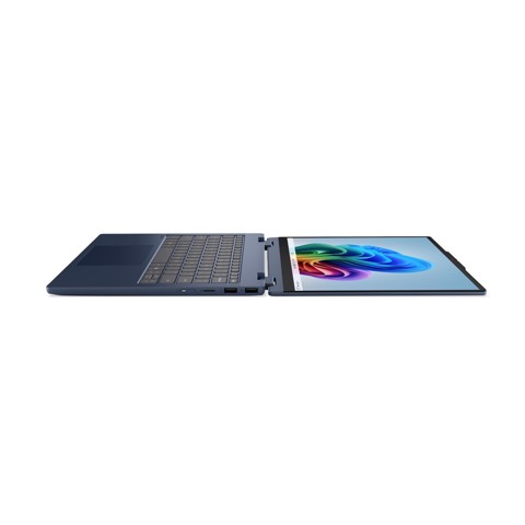 Lenovo IdeaPad | Notebook 5 2-in-1 | Display 14.0'' WUXGA (1920x1200) Touch | Processore INTEL CORE U5 322 | Memoria RAM 16GB | Memoria SSD 512GB | Scheda grafica Integrata | Sistema Operativo WINDOWS 11 HOME | COSMIC_BLUE | Caricatore NON incluso