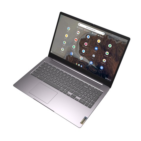 Lenovo IdeaPad Notebook Chromebook | Display 15'' FHD (1920x1080) | Processore INTEL Celeron N4500 | Memoria RAM 8GB | Memoria SSD 128GB | Scheda grafica Integrata | Sistema Operativo CHROME | ARCTIC_GREY | Alimentatore incluso