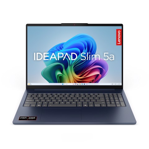 Lenovo IdeaPad | Notebook Slim 5 | Display 16.0'' WUXGA (1920x1200) | Processore AMD RYZEN AI 7 445 | Memoria RAM 16GB | Memoria SSD 512GB | Scheda grafica Integrata | Sistema Operativo Windows 11 Home | COSMIC_BLUE | Caricatore NON incluso
