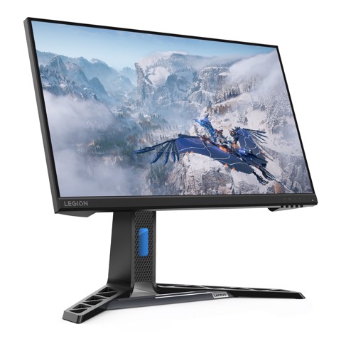 Lenovo Legion R24e - Monitor Gaming 23.8" IPS Flat FHD 1920x1080 0 180Hz 0.5ms - AMD FreeSync 1xHDMI 2.1 + 1xDP 1.4 - Stand Height + Tilt + Swivel + Pivot Cavo HDMI incluso