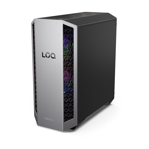 Lenovo LOQ Desktop Gaming Tower | Processore AMD Ryzen 7 8745HX | memoria RAM 16GB | Memoria SSD 1TB | Scheda Grafica NVIDIA RTX 5060 8GB | Sistema Operativo Windows 11 Home | 26L_LUNA_GREY