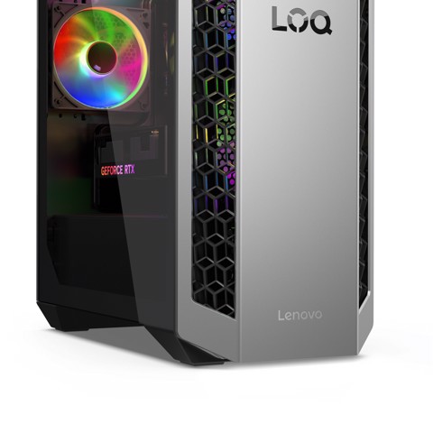 Lenovo LOQ Desktop Gaming Tower | Processore AMD Ryzen 7 8745HX | memoria RAM 16GB | Memoria SSD 1TB | Scheda Grafica NVIDIA RTX 5060 8GB | Sistema Operativo Windows 11 Home | 26L_LUNA_GREY