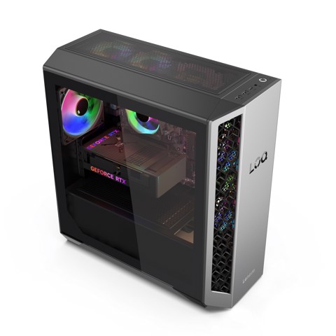 Lenovo LOQ Desktop Gaming Tower | Processore AMD Ryzen 7 8745HX | memoria RAM 16GB | Memoria SSD 1TB | Scheda Grafica NVIDIA RTX 5060 8GB | Sistema Operativo Windows 11 Home | 26L_LUNA_GREY