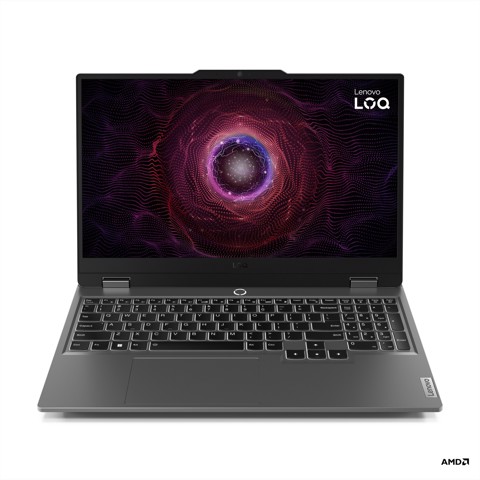 Lenovo LOQ | Notebook Gaming | Display 15.6'' FHD (1920x1080) | Processore AMD RYZEN 7 7445HS | Memoria RAM 16GB | Memoria SSD 512GB | Scheda Grafica NVIDIA RTX 4050 6GB | Sistema Operativo WINDOWS 11 HOME | LUNA_GREY | Caricatore incluso