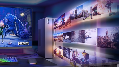 Lenovo LOQ | Desktop Gaming Tower | Processore INTEL Core 7 230H | memoria RAM 16GB | Memoria SSD 512GB | Scheda Grafica NVIDIA RTX 5050 8GB | Sistema Operativo Windows 11 Home | 17L LUNA GREY