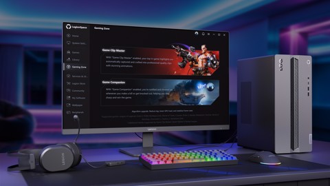 Lenovo LOQ | Desktop Gaming Tower | Processore INTEL Core 7 230H | memoria RAM 16GB | Memoria SSD 512GB | Scheda Grafica NVIDIA RTX 5050 8GB | Sistema Operativo Windows 11 Home | 17L LUNA GREY