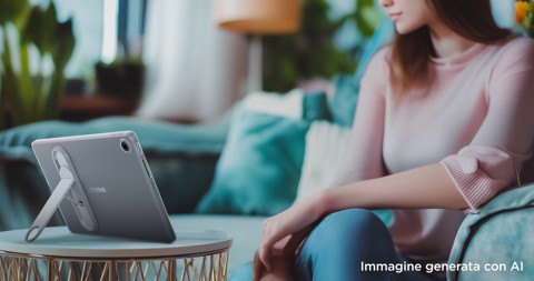 Lenovo Tab Display 10.1" WUXGA (1920x1200) TFT 400nits 60Hz - CPU MediaTek Helio G85 - RAM 4GB - Memoria 128GB eMMC - Grafica ARM Mali G52 MC2 - Connettività WiFi Slot MicroSD - Android 14