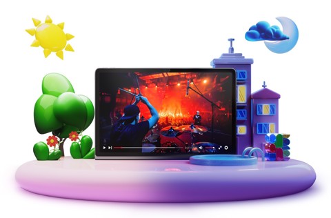 Lenovo Tab Plus - Display 11.5" 2K (2000x1200) IPS 400nits 90Hz - CPU MediaTek Helio G99 - RAM 8GB - Memoria 128GB UFS - Grafica ARM Mali G57 MC2 - Connettività WiFi Slot MicroSD - Android 14 - Inclusi