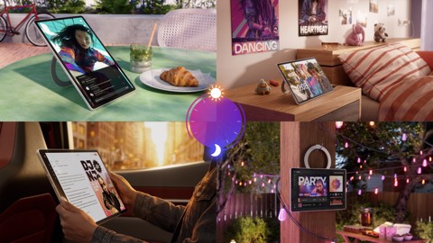 Lenovo Tab Plus Gen 2 - Display 12.1" 2.5K (2560x1600) IPS 800nits 120Hz - CPU MediaTek Dimensity 7400 - RAM 8GB - Memoria 128GB UFS - Grafica ARM Mali G615 MC2 - Connettività WiFi Slot MicroSD - Android 16 - Clear Case Inclusi