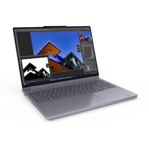 Lenovo ThinkBook 16p G6 ADR AMD Ryzen™ 9 8940HX Computer portatile 40,6 cm (16") WQXGA 32 GB DDR5-SDRAM 1 TB SSD NVIDIA GeForce RTX 5060 Wi-Fi 7 (802.11be) Windows 11 Pro Grigio Italiano