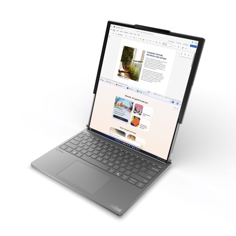 Lenovo ThinkBook Plus G6 Rollable Copilot+ PC Intel Core Ultra 7 258V Computer portatile 35,6 cm (14") 32 GB 1 TB SSD Wi-Fi 7 (802.11be) Windows 11 Pro Grigio Italiano