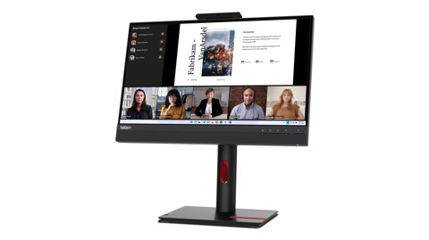 Lenovo ThinkCentre Tiny-In-One 22 Gen 5 Monitor PC 54,6 cm (21.5") 1920 x 1080 Pixel Full HD LED Nero