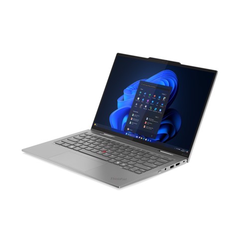 Lenovo ThinkPad X1 2-in-1 Gen 10 Aura Edition Intel Core Ultra 7 255U Ibrido (2 in 1) 35,6 cm (14") Touch screen WUXGA 16 GB LPDDR5x-SDRAM 512 GB SSD Wi-Fi 6E (802.11ax) Windows 11 Pro Grigio Italiano